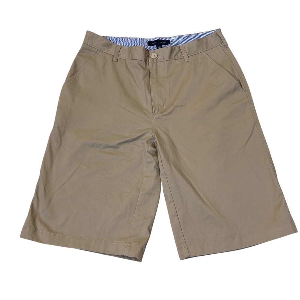 Tommy Hilfiger Shorts Mens Size 32 Regular Khaki Chino Casual Preppy Classic